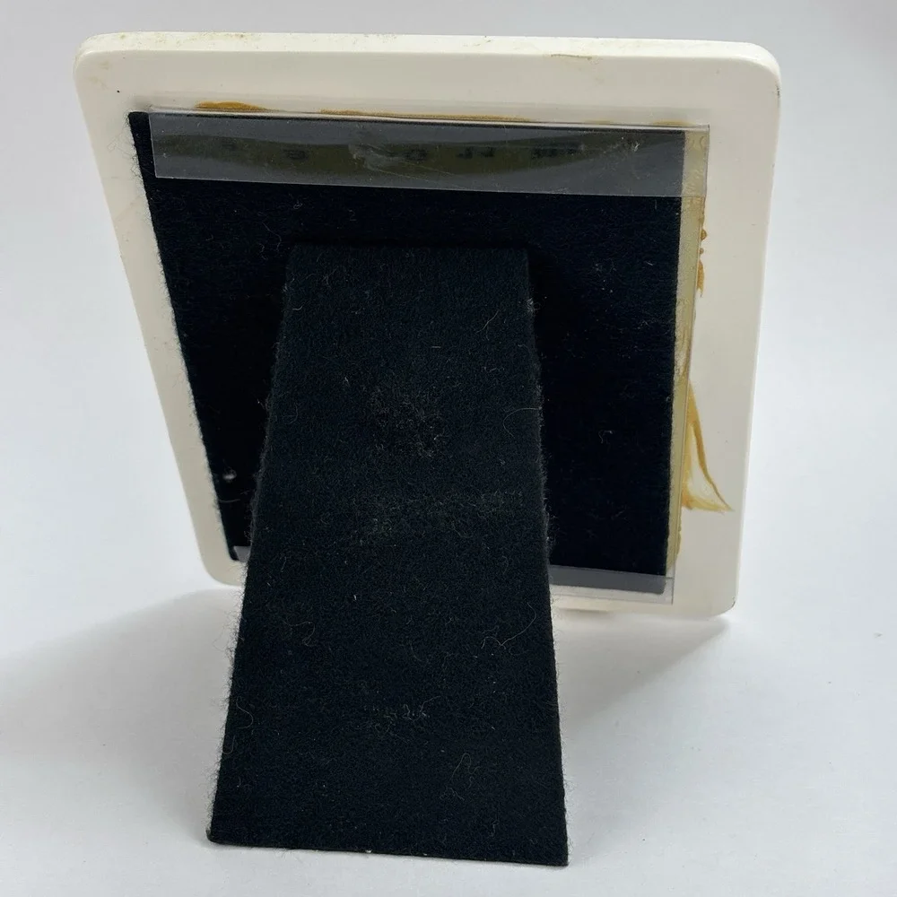 Vintage 70s/80s Vandor Imports Taxi Cab Checkered Novelty Picture Frame